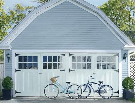 New Hope Gray Paint by Benjamin Moore Outside House Colors, Benjamin Moore Exterior, Exterior Color Palette, Exterior House Color, Tudor Style Homes, Exterior Paint Color, Exterior Color Schemes, Exterior Paint Colors For House, Instagram Accounts To Follow