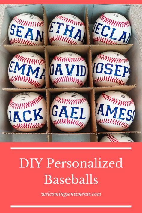 Baseball Ideas Diy, Baseball Parade Truck Ideas, Diy Baseball Gifts For Players, Baseball Team Gifts End Of Season, End Of Baseball Season Gifts For Kids, End Of Season Baseball Gifts For Players Diy, Tball Coach, Baseball Team Gifts, Baseball Mom Quotes