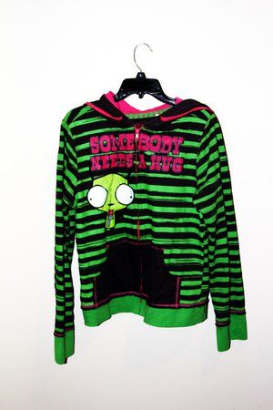 Scene Clothing, Invader Zim Gir, Zim Gir, Scene Queen, Scene Queens, Scene Outfits, Scene Girls, Scene Fashion, Scene Kids