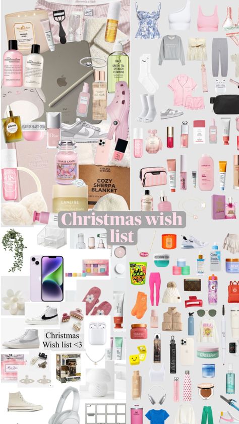 #christmas wish list Teen Christmas Wishlist, Preppy Christmas List, Christmas Wishlist Ideas, Preppy Christmas Gifts, Preppy Birthday Gifts, Xmas List Ideas, Girly Christmas Gifts, Cute Christmas Ideas, Wishlist Ideas