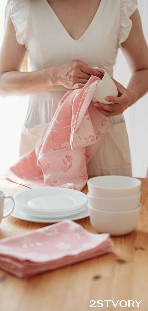 Premium Flower Design Towel Linen Flower Kitchen Cloth Luxury Jacquard Kitchen Cloth Absorbent Floral Design Tea Towel Linen Pink Flowers - Etsy Slovakia Ester Decoration, Linen Decor, Flower Kitchen, Linen Flower, Christmas Gift Inspiration, Kitchen Cloth, Guest Favors, Spring Kitchen, Beige Kitchen