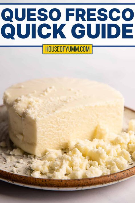 Queso Fresco: What it is and How to Use It Queso Fresco Uses, Corn Flour Tortillas, Migas Recipe, House Of Yumm, Fresco Cheese, Queso Fresco Cheese, Prepared Eggs, Fried Tortillas, Probiotic Benefits