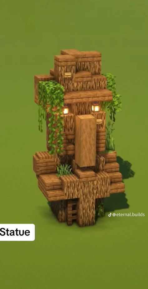 Minecraft Emerald Build, Jungle Ideas Minecraft, Mc Jungle Builds, Tree Farm Minecraft Ideas, Minecraft Vegetable Garden Ideas, Minecraft Jungle Temple Ideas, Minecraft Bamboo Village, Temple Minecraft Ideas, Minecraft Jungle Base Ideas