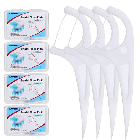 Dental Floss Picks, Gap Teeth, Floss Picks, Teeth Care, Dental Floss, Messina, Grooming Kit, Personal Hygiene, Tooth Decay