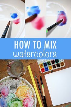 Learn to mix watercolors and build a foundation for watercolor painting. It's an easy process, and it can open your world to endless color possibilities. Here, we'll guide you through the process so that you can mix watercolors with confidence and ease. How To Mix Watercolors, How To Mix Watercolor Paint, Mix Watercolors, Mixing Watercolors, Watercolour Tips, Watercolor Basics, Colour Mixing, Mixing Colors, Watercolor Tips