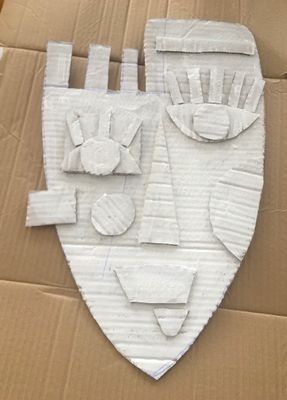 Cardboard Sculpture, Mixed Media Crafts, Trash Art, Paper Weaving, Crafts For Seniors, Elementary Art Projects, Cardboard Art, Art Lessons Elementary, Masks Art