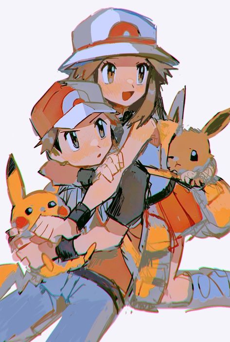 Pokemon Trainer Red, Trainer Red, Kanto Region, Green Pokemon, Pokemon Red Blue, Mew And Mewtwo, Pokemon Game Characters, Pokemon Blue, Pokemon Waifu