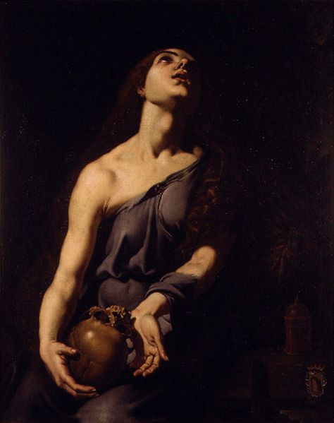 Jéronimo Jacinto de Espinosa  María Magdalena Penitente Penitent Magdalene, Hans Baldung Grien, Spanish Baroque, Empress Tarot, Maria Magdalena, Christian Images, Baroque Art, Le Suit, Mary Magdalene