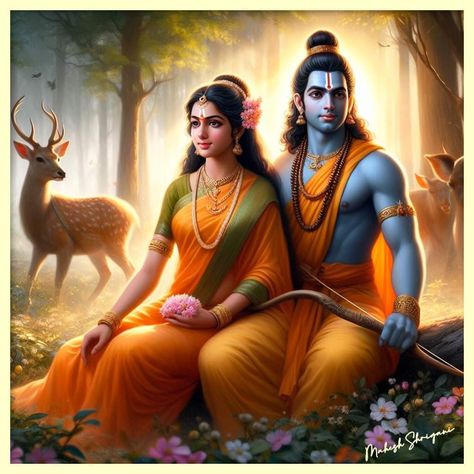 Sita Ram Images Hd, Ram Navami Photo, Ram Ji Photo, Ram Sita Photo, Rama Sita, Rama Image, Ram Image, Lord Rama Images, Boho Art Drawings