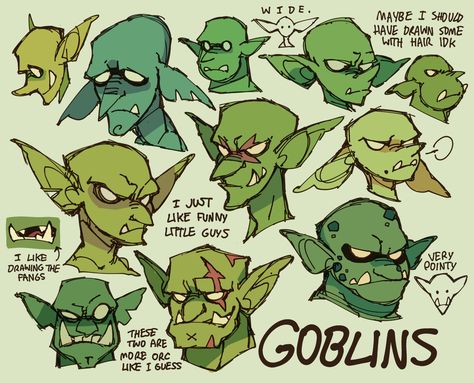 Goblin Drawing, Tiny Drawings, Goblin Art, Comic Ideas, Reference Ideas, The Noodle, Creatures Art, Mini Drawings, Dope Art