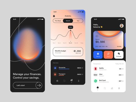 App Homepage, Application Ui Design, Mobile Banking App, Ui Ux 디자인, App Design Layout, Ux App Design, Mobile App Design Inspiration, App Interface Design, Finance App