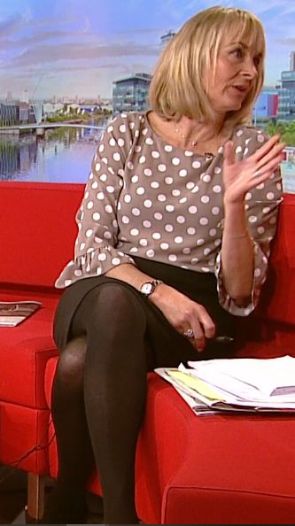 Louise Minchin, Moisture-wicking Micro-elastic Tights, Casual Moisture-wicking Micro-elastic Tights, Chic Micro-elastic Thigh-high Tights, Micro-elastic Mid-thigh Length Tights, Louise Redknapp Tights, Black Tights, Tights, Tv