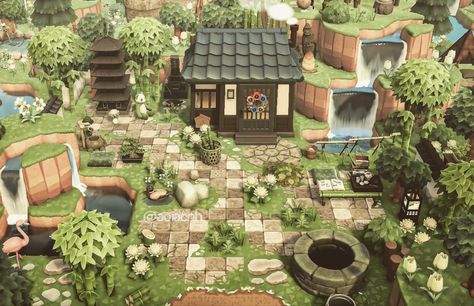 Ken Animal Crossing, Animal Crossing Swampcore, Yard Animal Crossing, Farmcore Animal Crossing, Acnh Swampcore, Animal Crossing Builds, Animal Crossing Aesthetic, Animal Crossing Yard Ideas, Animal Crossing Yard