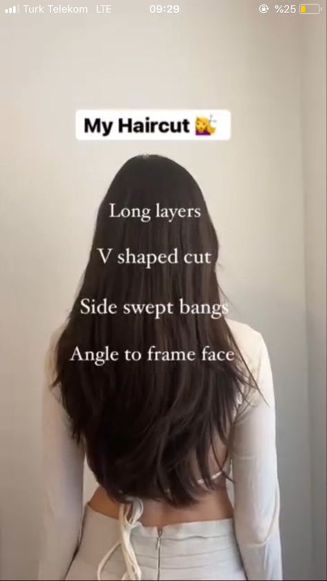 U Shape Long Layers Face Framing, Trending Bangs, Layered V Cut Hair, V Shaped Layered Hair, U Shape Haircut, Long Hair V Cut, Shape Haircut, V Cut Hair, V Shaped Haircut