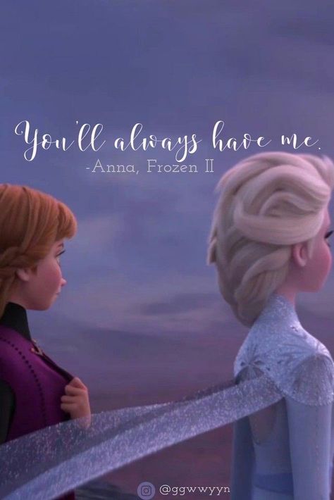 Elsa And Anna Quotes Sisters, Anna Frozen Quotes, Frozen Sister Quotes, Elsa Quotes, Anna Frozen 2, Frozen Quotes, Cute Disney Quotes, Anna Und Elsa, Frozen Sisters