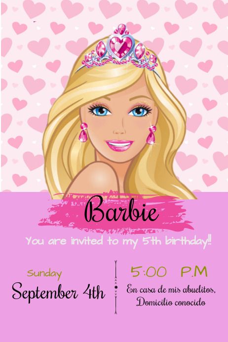 Barbie birthday cake