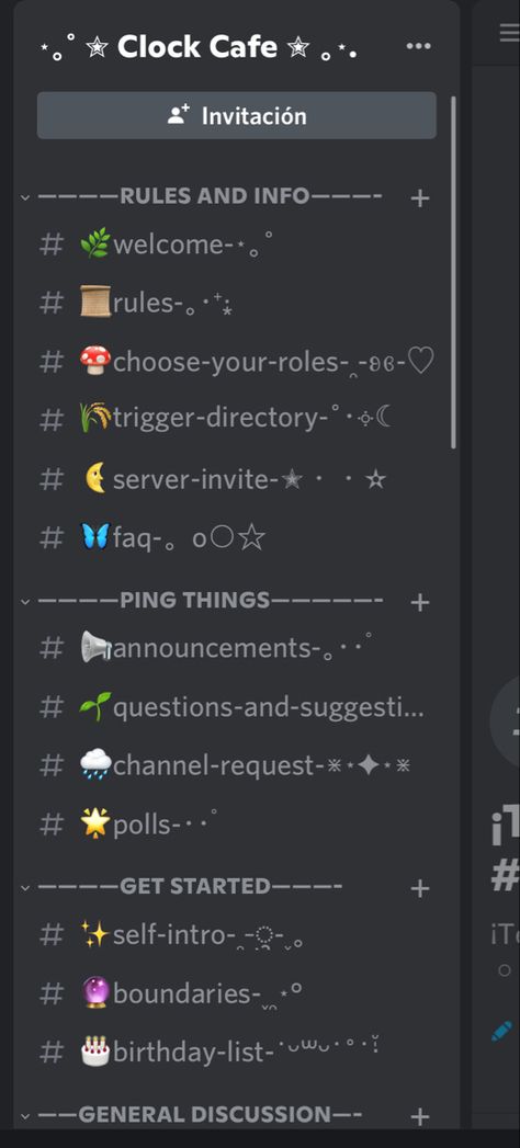 Welcome to clock cafe! A safe hangout place with a lot of organized channels and bots! Click the site in this post to get an invite <3 Discord Bots To Use, Discord Channel Name Ideas, Discord Channel Ideas, Cafe Discord Server, Discord Server Role Ideas, Hangout Place, Server Ideas, Discord Layout, Discord Ideas