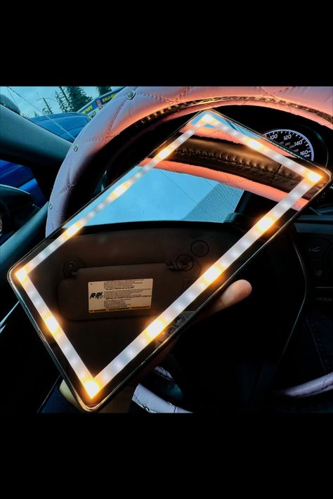 Get ready to transform your car into a glamorous sanctuary with the Touch on Screen LED Car Vanity Mirror. Illuminate your beauty like a goddess on the go! Click now to bring out your inner car queen!👑💄✨ Car Vanity Mirror, Stylish Car, Car Sun Visor, Car Suv, Cosmetic Mirror, A Goddess, Sun Visor, Makeup Mirror, Rear View Mirror