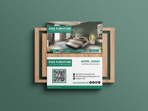 LAEEQCreations Professional Visiting Card, Star Furniture, Airplane Window, Visiting Card Design, Visiting Card, Types Of Furniture, Visiting Cards, Furniture Companies, Kitchen Interior