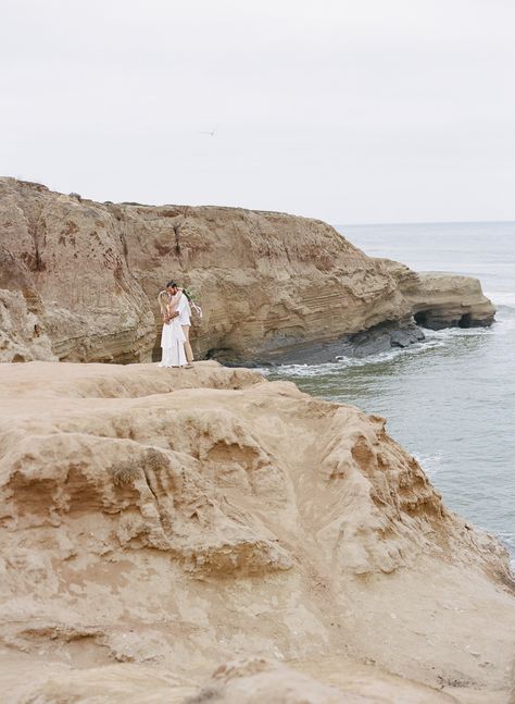 Southern California Elopement | Rochelle Cheever | Elope to San Diego                              #sandiegoelopement  #elopement  #howtoelope  #elope  #theelopementexperience  #elopementexperience  #adventureelopement  #elopements Elopement Wedding Photography, California Sunset, Private Wedding, Most Romantic Places, Wedding Beach Ceremony, Beach Wedding Decorations, California Elopement, Secluded Beach, Pacific Beach