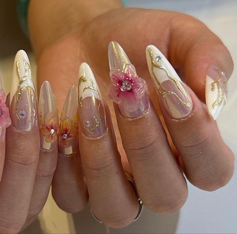 Orchid Nails, Milky Nails, Soft Nails, Dream Nails, Funky Nails, Pretty Acrylic Nails, Nails Inspo, Best Acrylic Nails, Long Acrylic Nails