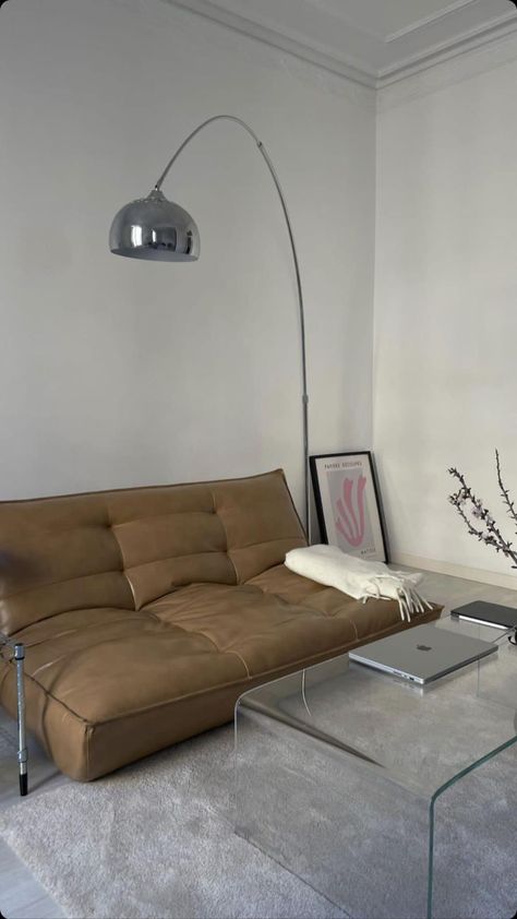 Arc Lamp Living Room, Arc Floor Lamps Living Room, Arc Floor Lamp, Lamp Living Room, Arched Floor Lamp, Floor Lamps Living Room, Contemporary Living Spaces, Home Offices, Arc Floor Lamps