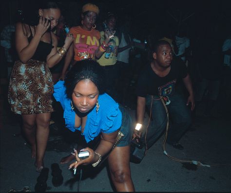 from the series "Dancehall: In the Wake of Daggering"  ph. Ruddy Roye 90s Dancehall Fashion, Dancehall Party Aesthetic, Dancehall 90s, Dancehall Aesthetic, Bashment Dancehall Aesthetic, Jamaican Dancehall, Dancehall Playlist, Dancehall Outfits, Dancehall Queen Jamaica