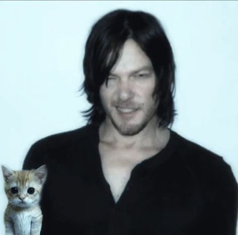 Norman Reedus, A Man, Hair, White, Black