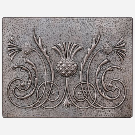 "Scottish Thistle Copper Art Decor, Scottish Thistle Wall Decor, Indoor & Outdoor Wall Decor, Kitchen Backsplash Tile, Scottish Copper Wall Art The thistle is renowned in Scotland where it is not only the country's national emblem but also the base of Scotland's ancient order of chivalry known as \"The Order of the Thistle.\" Given the legend surrounding the Scottish thistle, the plant clearly connotes bravery, courage, and loyalty in the face of treachery. AVAILABLE IN 9 COLORS: This listing is Copper Tile Backsplash, Thistles Art, Copper Artwork, Copper Backsplash, Copper Wall Art, Kitchen Backsplash Tile, Backsplash Panels, Wall Decor Kitchen, Copper Art