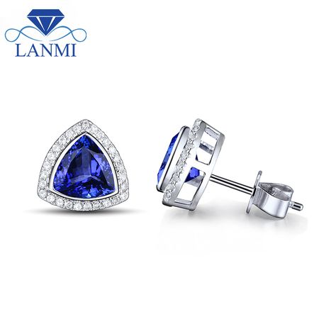 Jewelry Guide, Tanzanite Studs, Diamond Earrings Studs Round, Tanzanite Earrings, Platinum Earrings, Tanzanite Diamond, Blue Tanzanite, Round Diamond Engagement Rings, Ladies Diamond Rings