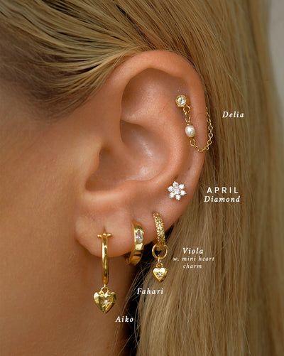 Inside ear piercing