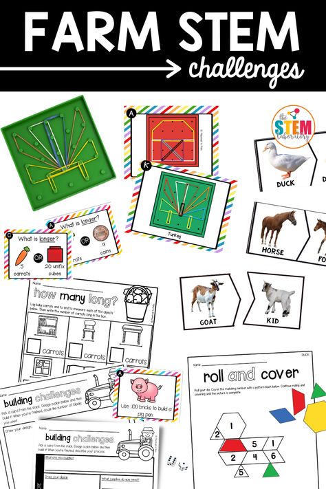 Math Stem Activities, Click Clack Moo, Easter Stem, Motion Activities, Stem Centers, Stem Lessons, Stem Activities For Kids, Stem Lesson, Math Centers Kindergarten