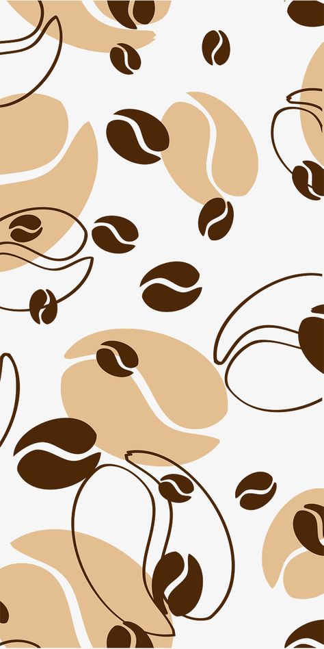 Coffee Beans Background, Coffee Designs Art, Coffee Bean Art, Background Coffee, Design Café, Coffee Wallpaper, Coffee Images, Coffee Illustration, Coffee Pictures