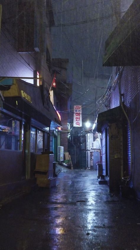 Night Alley, Asian Retro, Dark Alley, Cyberpunk Aesthetic, Rainy Night, Night Aesthetic, After Dark, Cyberpunk, Mood Board