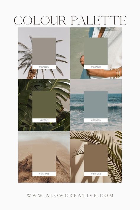 Color Palette Wellness Brand, Wellness Branding Color Palettes, Natural Color Combinations, Earth Tone Vision Board, Mood And Tone Aesthetic, Eco Friendly Colour Palette, Natural Branding Color Palette, Biophilic Color Palette, Natural Colour Palette Earth Tones