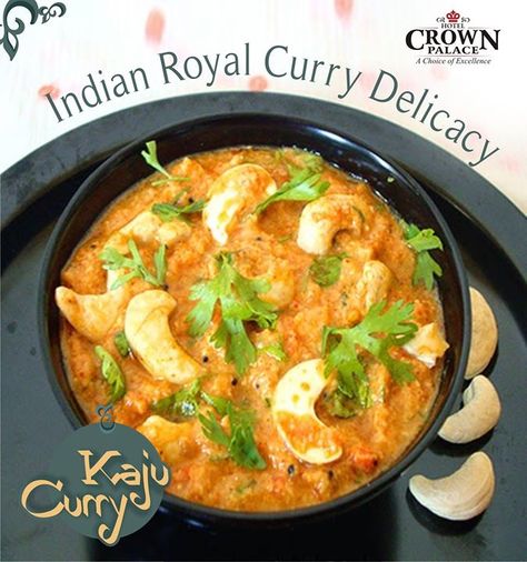 Indian Royal Curry Delicacy #Kaju #Curry  #cpindore #hotelcrownpalace #indorizayka #indorefoodexplorer - http://ift.tt/1HQJd81 Kaju Curry, Vegetarian Gravy, Food Photography Background, Curry Ingredients, Kerala Food, Paneer Recipes, Spicy Food, Gujarati Recipes, Indian Curry