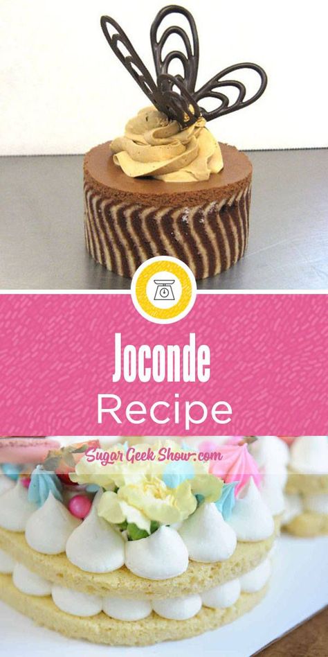 Joconde Cake Recipe (Alphabet Cake) | Sugar Geek Show Joconde Cake Recipe, Joconde Cake, Tart Cakes, Geek Recipes, Fancy Baking, British Baking Show Recipes, Decor Tips And Tricks, Sugar Geek, Alphabet Cake