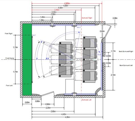 Cinema Plan, Cinema Room Design, Home Theatre Design, Home Cinema Design, Home Theater Room Design, Theater Room Design, Cinema Design, Craftsman Interior, Home Cinema Room