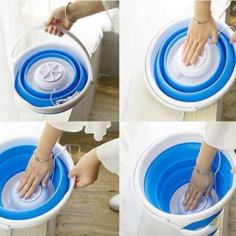 Purchase Folding Laundry Machine (Basic & Upgrade) Washer Cleaner, Laundry Tubs, Portable Washing Machine, Mini Washing Machine, Folding Laundry, Clothes Washing Machine, Basin Design, Deep Cleaning, Laundry Machine