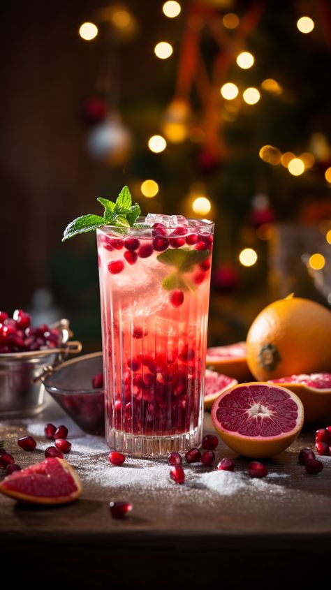 Christmas Cocktails Photography, Christmas Cocktail Photography, Holiday Cocktail Photography, Winter Drinks Aesthetic, Autumn Hygge Aesthetic, Winter Food Photography, Asthetic Drink, Mocktails Aesthetic, Rio Photography