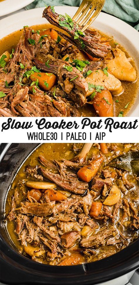 Grain Free Crockpot Recipes, Aip Roast, Whole 30 Beef Recipes, Aip Crockpot Recipes, Whole 30 Slow Cooker Recipes, Aip Diet For Beginners, Ancestral Lifestyle, Roast Crockpot Recipes, Healthy Pot Roast