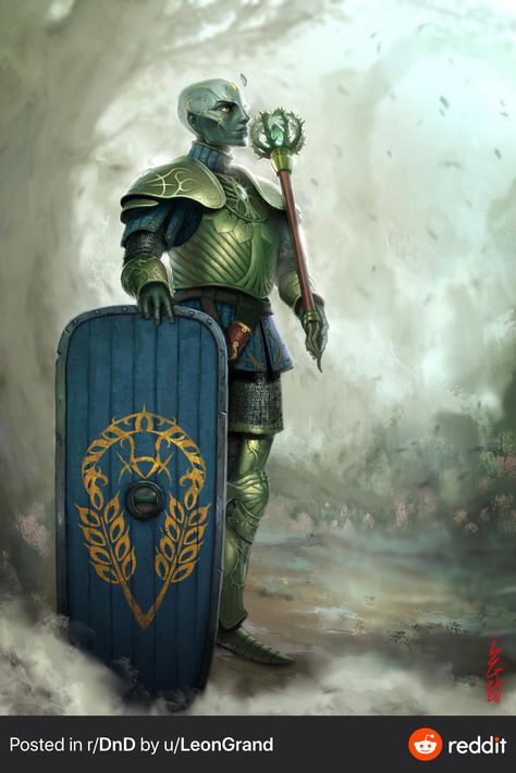 Earth Genasi Cleric, Dnd Nature Cleric, Warforged Cleric, Cleric Dnd, Earth Genasi, Elven City, Dnd Cleric, Fantasy Armour, Npc Ideas