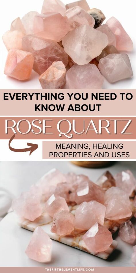 Rose Quartz: Meaning, Healing Properties and Uses – Hello-Fearless Rose Quartz Stone Meaning, Rose Quartz Healing Properties, Rhodochrosite Aesthetic, Rose Quartz Crystal Meaning, Green Witchery, Rose Quartz Meaning, Rose Quartz Properties, Quartz Meaning, Love Magnet