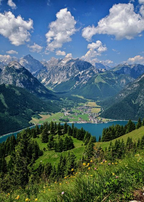 Pertisau village on Achensee, Tyrol, Austria by colinscott210 Beautiful Place In The World, Tyrol Austria, Austria Travel, Places In The World, Innsbruck, Beautiful Places In The World, Alam Yang Indah, Beautiful Places To Travel, Salzburg