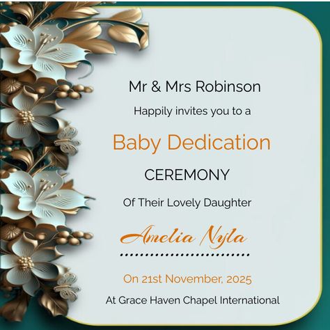 baby dedication ceremony invitation card Baby Dedication Invitation, Ceremony Invitation Card, Dedication Invitations, Dedication Ceremony, Photoshop Training, Ceremony Invitation, Kindle Book Cover, Baby Dedication, Cute Twins