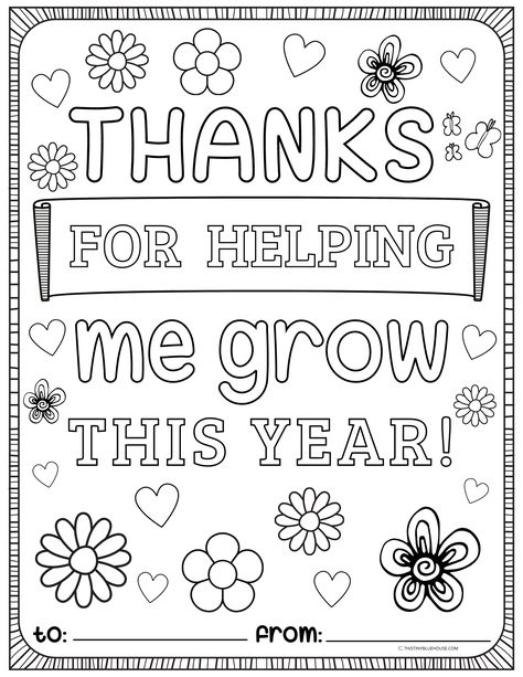 Appreciation Coloring Pages, Teacher Appreciation Crafts, Happy Birthday Teacher, Teacher Birthday Card, About Teacher, Appreciation Gifts Diy, 90th Birthday Cards, Teacher Appreciation Printables, Appreciation Printable