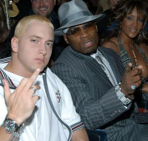 Eminem & 50 cent🔥 Eminem And 50 Cent, Curtis Jackson, 50 Cent And Eminem, Pitbull Rapper, Shady Records, The Eminem Show, 90s Rappers, Fifty Cent, Eminem Photos