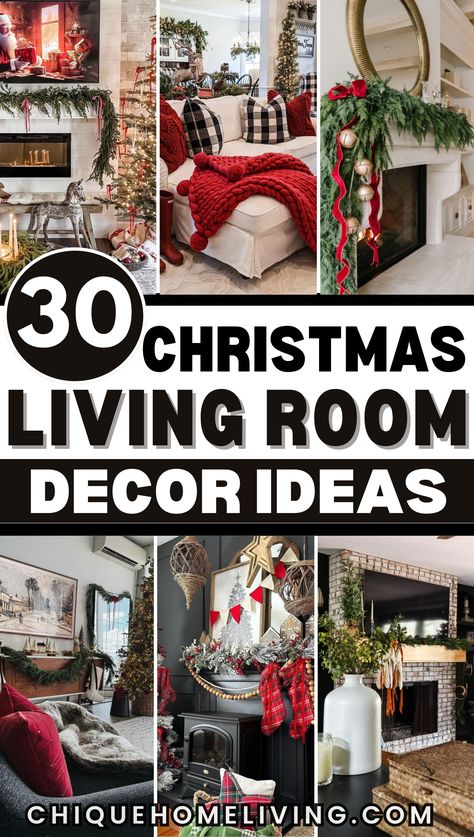 Are you looking to create a festive haven in your living room this holiday season? Our curated Christmas Living Room Decor Ideas offer everything from cozy throws and seasonal pillows to sparkling lights and elegant garlands to turn your space into a winter wonderland. Christmas Couch Decor, Color Palette With White, Elegant Christmas Decor Ideas, Christmas Living Room Decor Ideas, Christmas Living Room Decor, Den Decor, Seasonal Pillows, Elegant Christmas Decor, Christmas Living Room