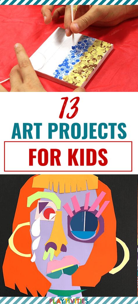 Small Art Projects, Kids Painting Activities, Summer School Art, Kids Gratitude Journal, Art Club Projects, Summer Camp Art, Gratitude Journal For Kids, Tracing Art, Journal For Kids