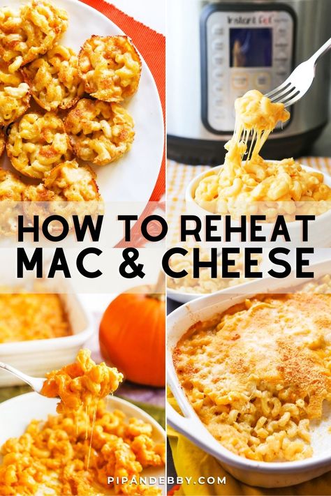 How To Reheat Mac and Cheese How To Reheat Mac And Cheese In The Oven, Easy Mac N Cheese, Pumpkin Mac And Cheese, Mac And Cheese Bites, Cheese Stuffed Shells, Making Mac And Cheese, Best Mac And Cheese, Baked Mac N Cheese, Baked Mac